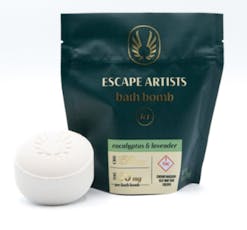Escape Artists - Bath Bomb | 150mg CBD - 50mg THC | 3:1 | Eucalyptus & Lavender