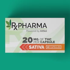 Rx Pharma Sativa Capsules (200mg)