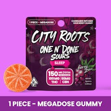 City Roots - Sour Berry Zen 2:1 (THC:CBN) Edible 100mg