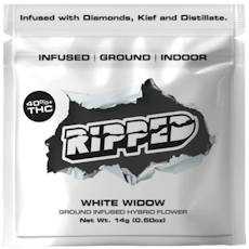 Diamonds Kief Distillate Infused White Widow - Ground (14g)