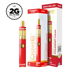 Dime - 2g Disposable Vape - Strawberry Cough
