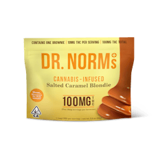 Dr. Norms | Brownie 100mg | Salted Caramel Blondie