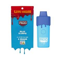 PACKS | Blue Slurpie (H) Live Resin Disposable Vape | 2g