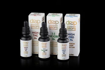Drip Drops Vanilla High THC Tincture 600mg - Vanilla