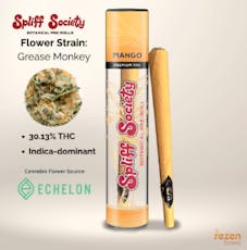 SPLIFF SOCIETY GREASE MONKEY 1PK MANGO PRE-ROLL 1G