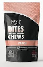 Beezle Bites | Peach Solventless Rosin Chew Gummies 10pk I 100mg