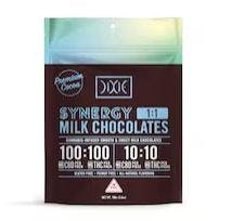 Dixie - Synergy Milk Chocolate 1:1 CBD:THC (10ct/10mg)