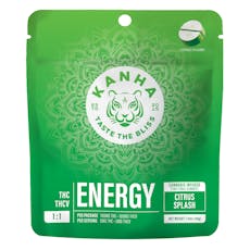 Kanha | Energy Citrus Splash | Sativa | Fast Acting | Fruit Chews | 20pk