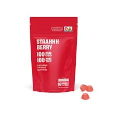 Strahhhberry | 1:1 THC:CBD Gummies | 100mg