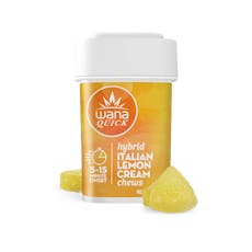 Italian Lemon Cream Quick Chews - 10mg 10ct - Wana