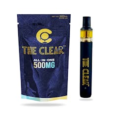 The Clear Vape Disposable 0.5g- Blue Raz