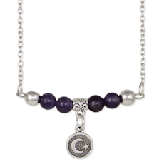 ZAD | Necklace | Bead Silver Moon Drop | Assorted