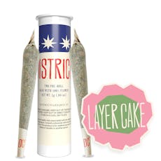 Layer Cake Pre-Rolls 0.5g 2pk