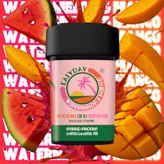 Smooth & Sensual Watermelon Mango: THC Gummies 10pc (20mg ea.) - EasyDay Edibles