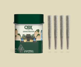 CBX | Pre-Roll 0.5g (4pk) | I | Grand Master