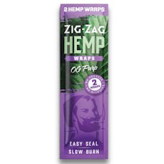 ZIG ZAG - WRAPS HEMP - OG PURP - 2PK