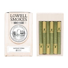 Lowell Herb: Originals Pre-Roll Pack | Gateway | Hybrid | 0.6g ea | 6pk
