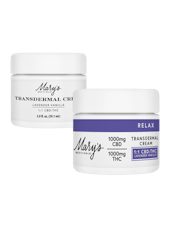 Mary's Sandalwood Transdermal Restore Cream 1000mg THC | 1000mg CBD