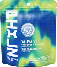PIXLZ | Blue Razzleberry | 400mg | 3:1 | CBG:THC | Crunchy Candy Coated Gummies | 20-Pieces