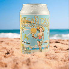 Clean Cannabis Co. Pina Colada Soda, 10mg