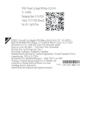 FIND. Preroll 1g Single PB Bites (S) 01434 TC 19.699%