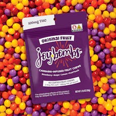 Joybombs | Original Fruit (H) Candy-Coated Fruit Chews | 40 Pack (100mg)