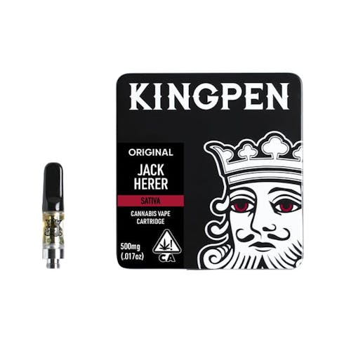 KINGPEN JACK HERER VAPE CARTRIDGE v2 .5g