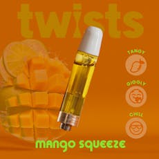 Craft Oil Twists Cartridge 1g Hybrid; Mango Squeeze