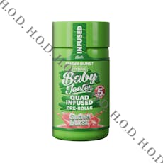 Jeeter Guava Burst Quad-Infused Pre-Roll .5g 5 Pack