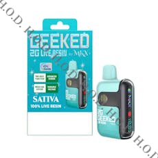 Geeked x MKX Vortex Live Resin Disposable 2g