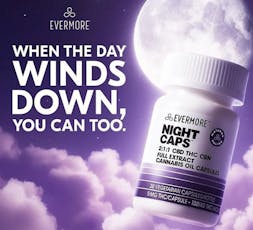 Nightcaps FECO Capsules 2:1:1 (CBD:THC:CBN) (5mg/100mg) (Evermore)