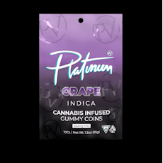 Platinum Grape Indica Gummies | 200mg
