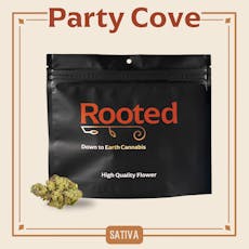 ROOTED - PREPACK - 28G - PARTY COVE - SATIVA