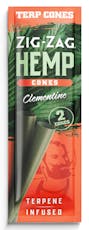 Zig-Zag Clementine Terpene Infused Hemp Cones, 2-Pack
