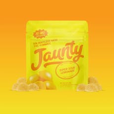 Jaunty - Super Sour Lemonade (H) - Hash Rosin Gummies 10pk - 100mg