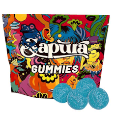 Blazing Blue Raspberry Sapura Gummies