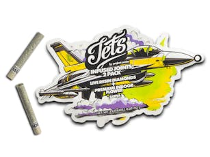 Project Packs JETS LR Diamond Infused Pre-Roll (2pk) 2g - Lemon Loaf