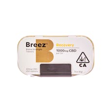 Breez | Recovery Extra Strength Tablets (1000mg CBD)