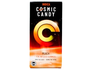 MK Planetary Peach Cosmic Candy Indica Gummy 10pk 100mg 47342 SW|Q12