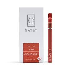 Ratio | All-in-One Vape | Active 20:1 .5g