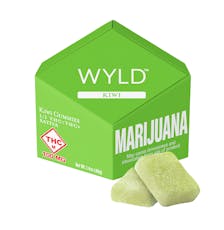 Wyld: Wellness Gummies | Kiwi 1:1 | 100mg THC: 100mg THCv | 10pk