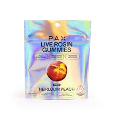 Pax Live Rosin Gummies: 100mg - Heirloom Peach