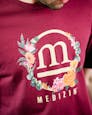 Maroon Medizin Floral T-shirt L