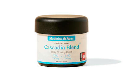 Cascadia Blend | Daily Cooling Relief | 500mg | 1:1 | THC:CBD | 2 oz