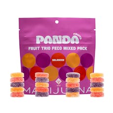 Panda: FECO Gummies | Mixed Fruit Trio | 100mg | 20pk