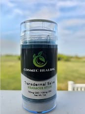 Cosmec Healing: Headache Transdermal Salve Stick | CBD:CBC | 750mg CBD: 100mg CBC | 1oz
