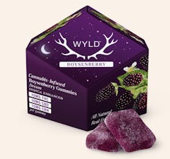 100MG Gummies WYLD Boysenberry 1:1:1 10PK