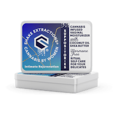 Shake Extractions: Infused Vaginal Moisturizer | Suppositories 12:1 | 600mg CBD : 300mg THC