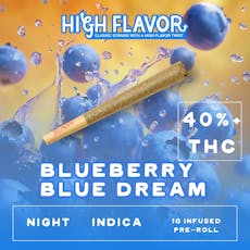 1g Blueberry Blue Dream Infused Pre-Rolls | TAX INCLUDED