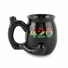 Roast & Toast Rasta 420 Ceramic Mug With Hand Pipe